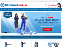 Tablet Screenshot of bluetruck.co.uk